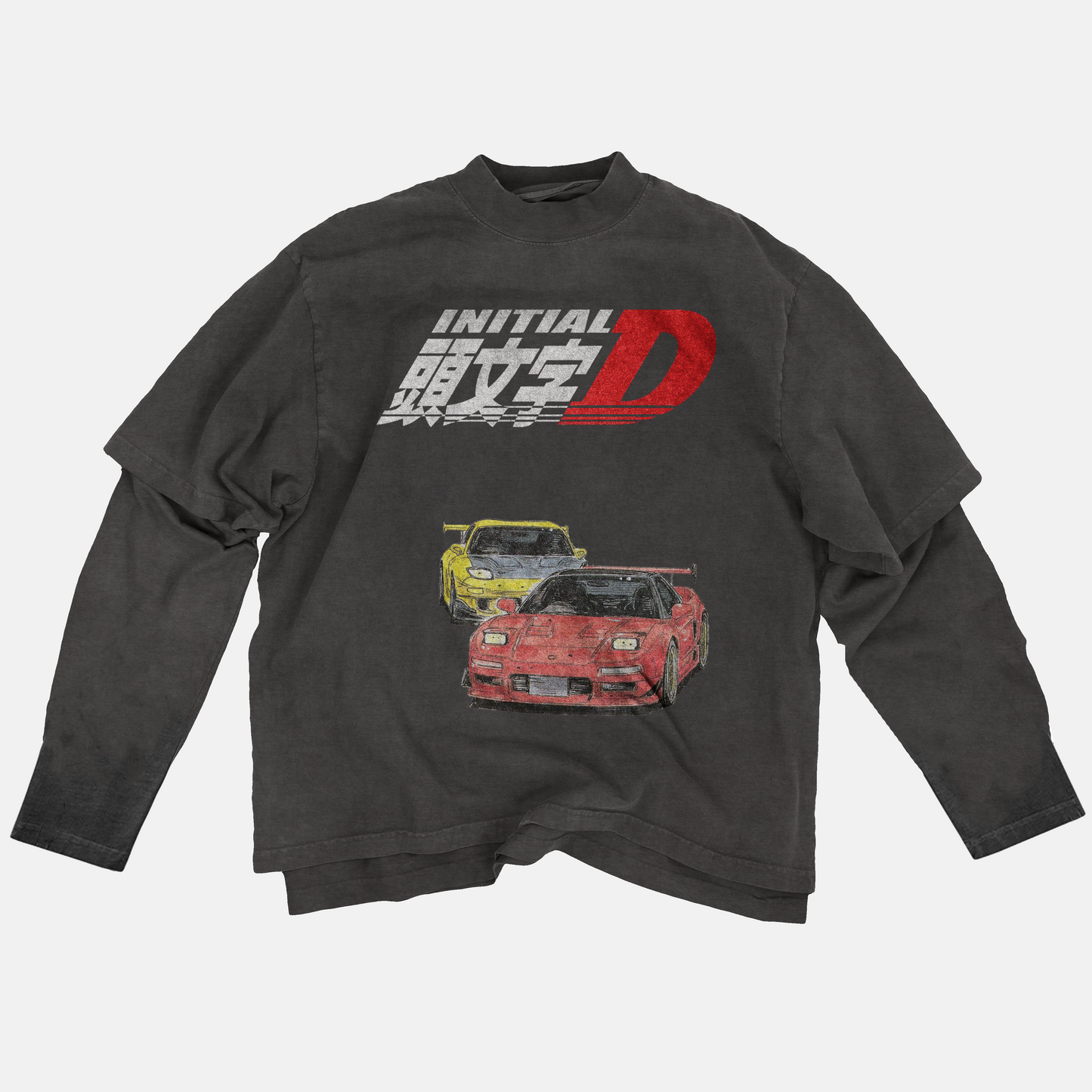 Initial D Layered Long Sleeve Tee