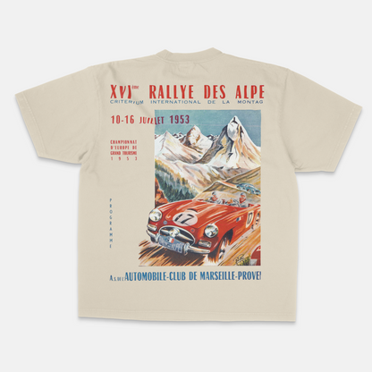 Retro 1953 Rallye Des Alpe Tee