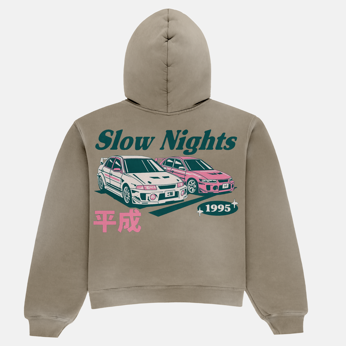 Sun Faded Slow Nights Hoodie