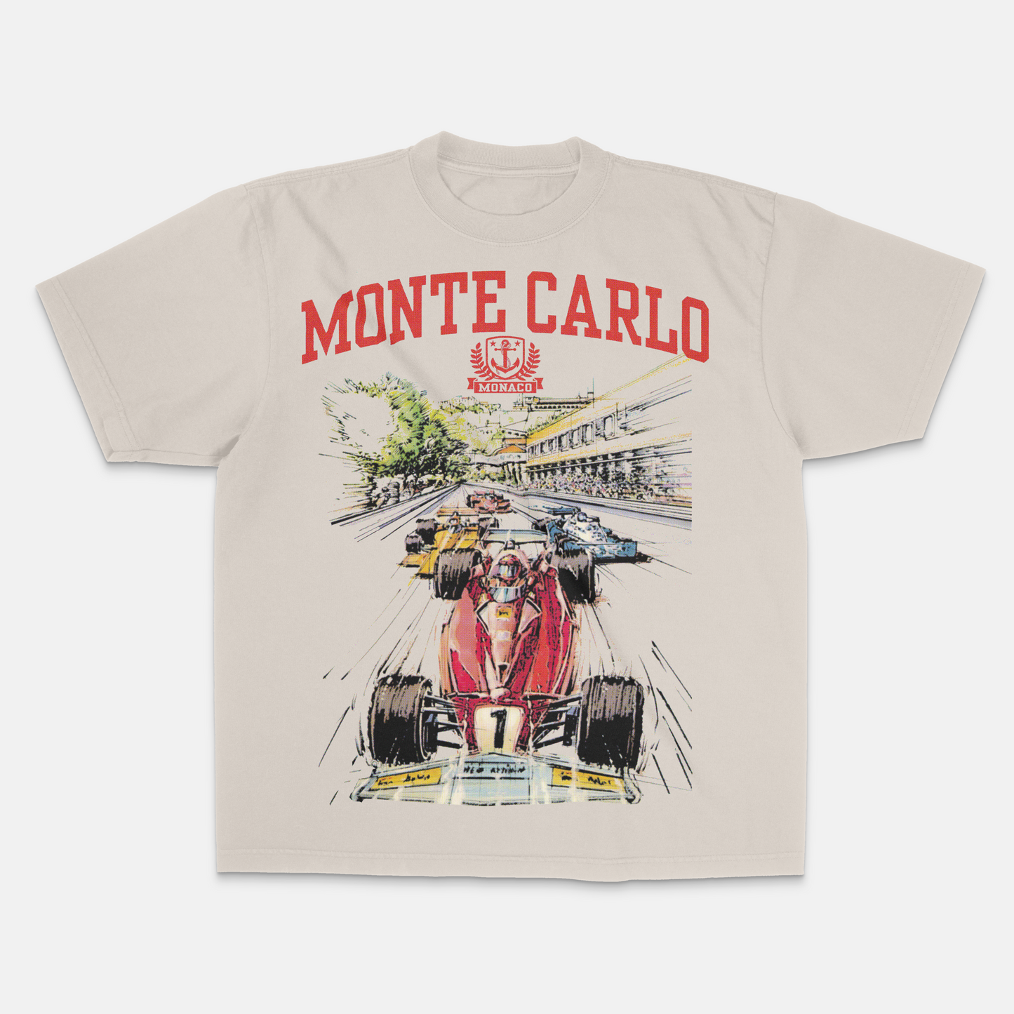 Retro Monaco F1 Tee